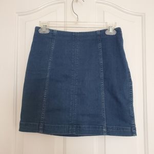 Free People Modern Femme Denim Mini